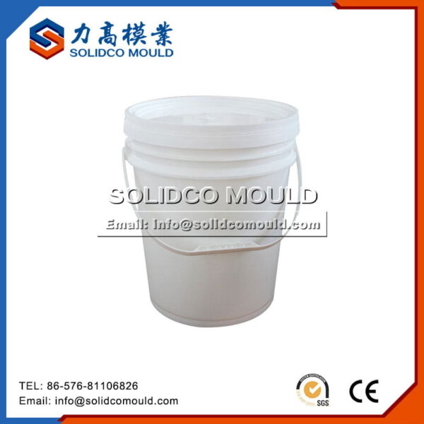 Paint Bucket Mould injection moulding machine parts name