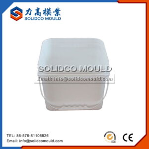 Square Paint Bucket With Lid Mould